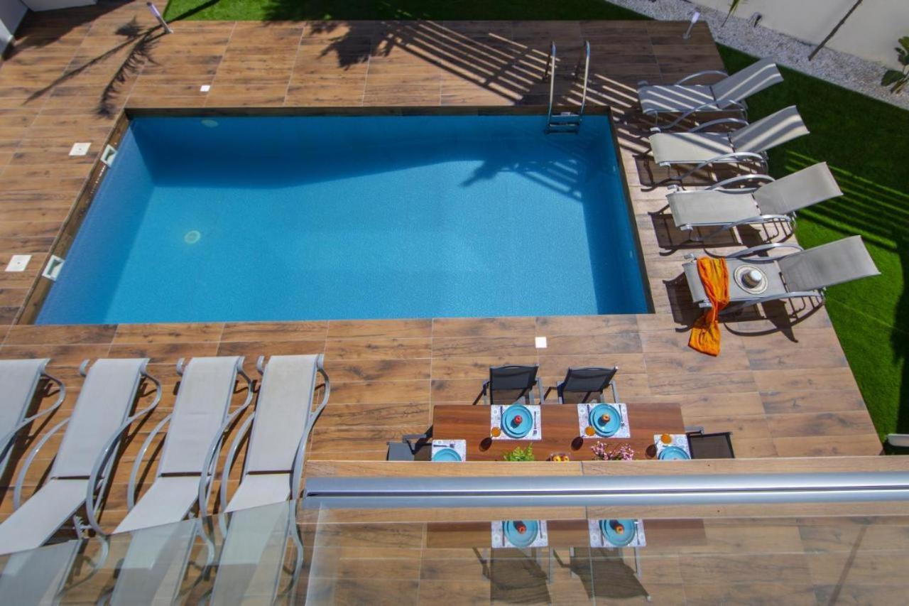 Tsokkos Family Villa - Pool Garden 2' Walk To Beach Protaras Bagian luar foto